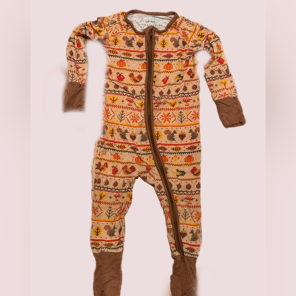 Little sleepies 6-12 harvest fair isle